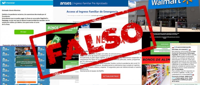 Cuidado! Estas son algunas de las estafas que circulan